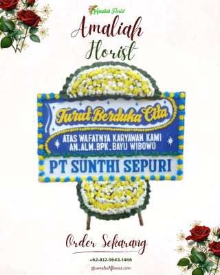 Papan Bunga Duka di Ulunoyo