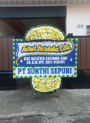 Papan Bunga Duka di Ulunoyo